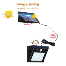 1/4pcs 30 LED 3 Modes Garden Solar LED Lights Outdoor Solar Lamp Motion Sensor 270 Degree Waterproof IP65 Solar Security Light i