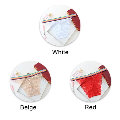whiteBeigered UG 3 шт./лот, сексуальные женские стринги, низкая талия, бандаж для ягодиц, g-стринги, женские трусики, нижнее белье, трусы, g-стринги, Танга - Цвет: whiteBeigered