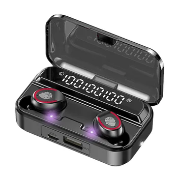 

F9-3 3500MAH Bluetooth 5.0 Earphone 8D Hifi Stereo Wireless Earphones Mini TWS Sport HD Call Earphone For iPhone Android