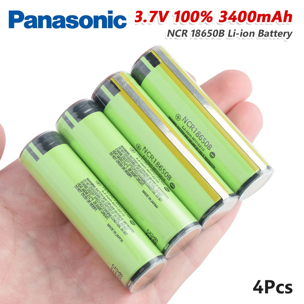 Новый оригинальный Panasonic 18650 3400mAh аккумулятор 3 7 V ионно литиевая перезарядка