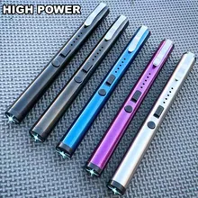 Lampe de poche Rechargeable, stylo multifonction, lanterne Portable, outil d'extérieur