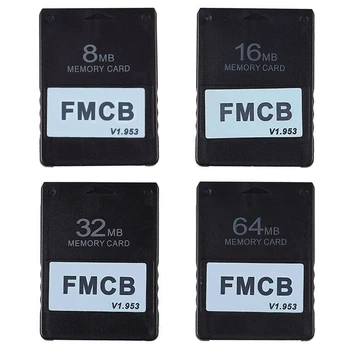 

FMCB v1.953 Card Memory Card for PS2 Playstation 2 Free McBoot Card 8 16 32 64MB WXTB