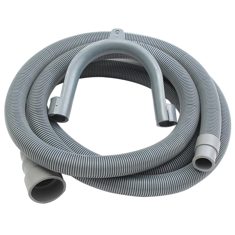

2.5M Machine Dishwasher Drain Hose Extension Washing Pipe with Bracket Set