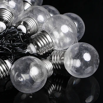 

Outdoor LED Christmas Fairy String Light 20 Globe Connectable Festoon Ball Party Q0KF