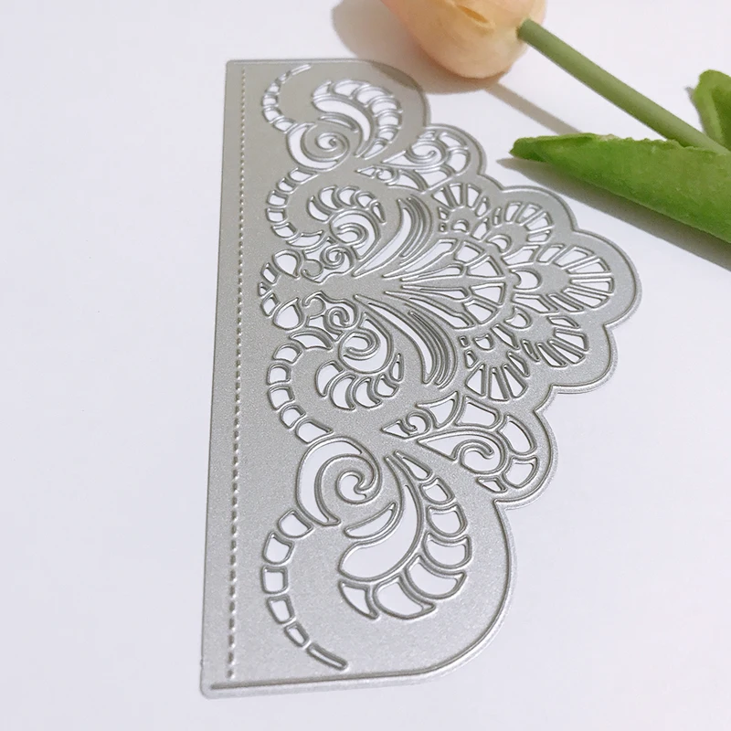 Кружева металла резки штампы цветок границы ремесла высечки для DIY бумажные карточки для скрапбукинга свадьбы