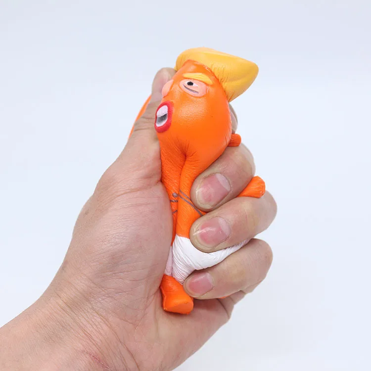 Сжимаемые игрушки снятие стресса игрушка Моделирование Трамп медленный отскок мягкий мультфильм медленный отскок имитация персонажа Трамп игрушка