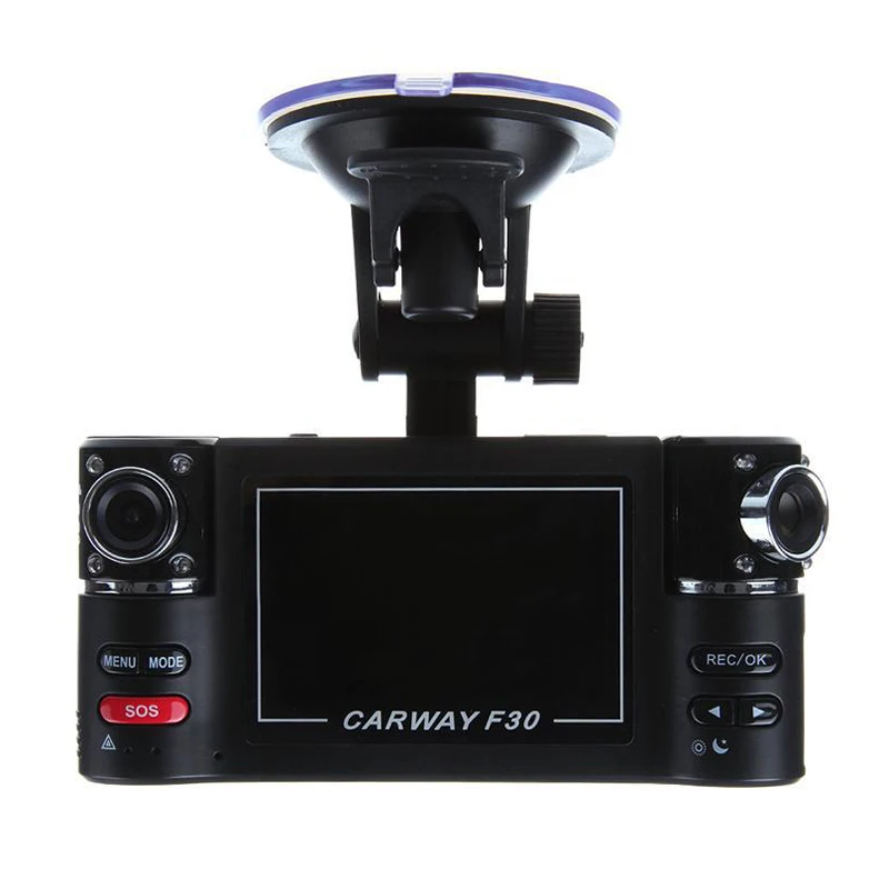 F30 Dual Lens Car DVR Dual Camera Car Camcorder 2.7 inch TFT Screen SOS