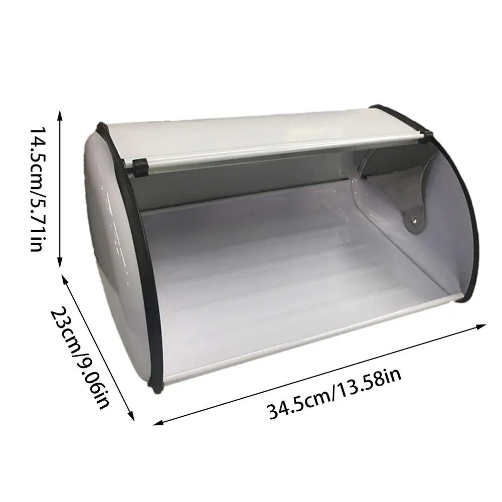 Белый железо металлическая решетка для хлеба контейнер для хранения еды кухонный ролик Топ хранение еды коробка для хранения конфет Кухня s принадлежности Еда инструменты