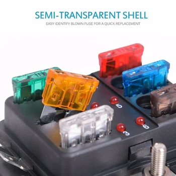 

100Pcs ATC/ATO Car Automotive Boat Truck Blade Fuse Assortment Kit W/ Case 2-35A Brand New And High Quality