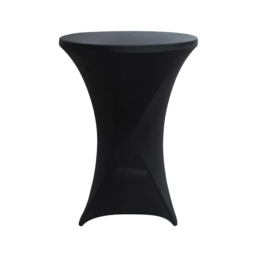  Elastic Cocktail Table Cover 60/80cm Height Stretch Spandex Cloth Wedding Party Bar Hotel Table Clo