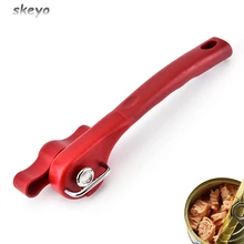 

Plastic Professional Kitchen Tool Safety Hand-actuated Can Opener Side Cut Easy Grip Manual Opener Knife For Cans Lid