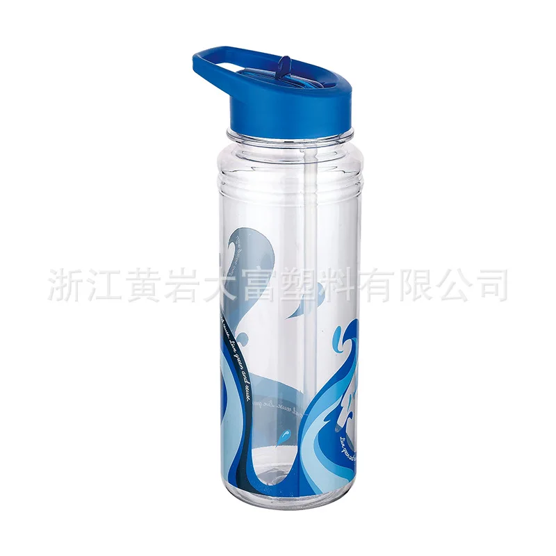 

Creative Transparent Plastic Tritan Sports Bottle Outdoor Large-Volume Hand Sports Bottle