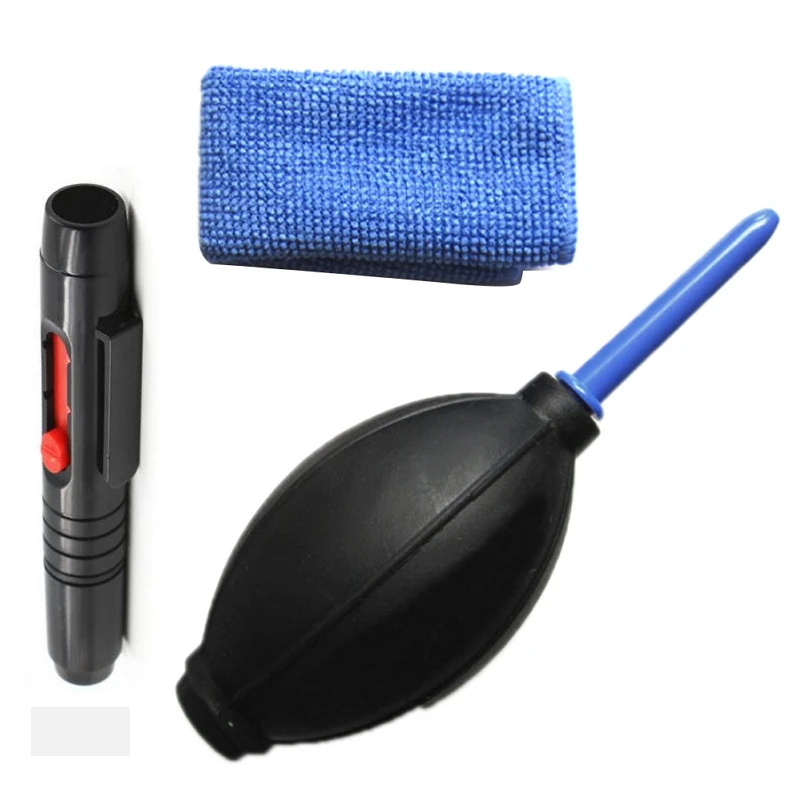 3 в 1 портативный чистящий набор для камеры чистящая ткань очиститель ручка