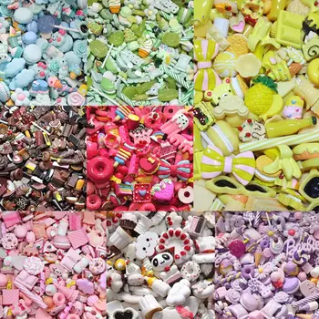 

10 Pcs/pack Cake Simulation Cream Mobile Phone DIY Jewelry Resin Accessories