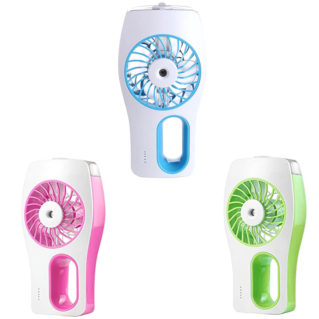 Mini Handheld USB Misting Fan Portable Water Spray Cooling Fan For Home
