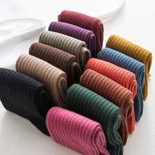 Новые женские хлопковые носки осень-зима удобные повседневные Дезодорант антибактериальный Нескользящие однотонные носки для женщин