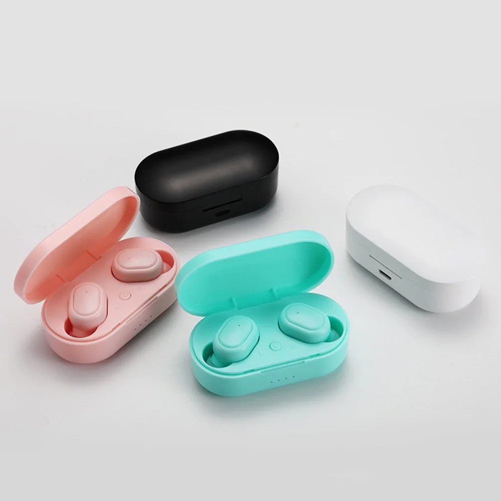 M1 Bluetooth Headsets Wireless Earphone BT5 0 TWS Earphone Noise Cancelling Mic For iPhone Xiaomi Huawei Samsung