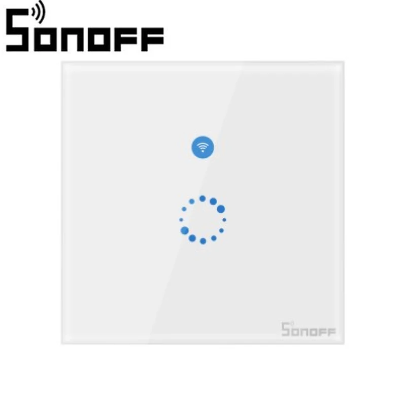 

Sonoff T4 EU 1C Wall Wifi Smart Touch Switch No Neutral Wire Required Operate via eWeLink Support Alexa Google Home
