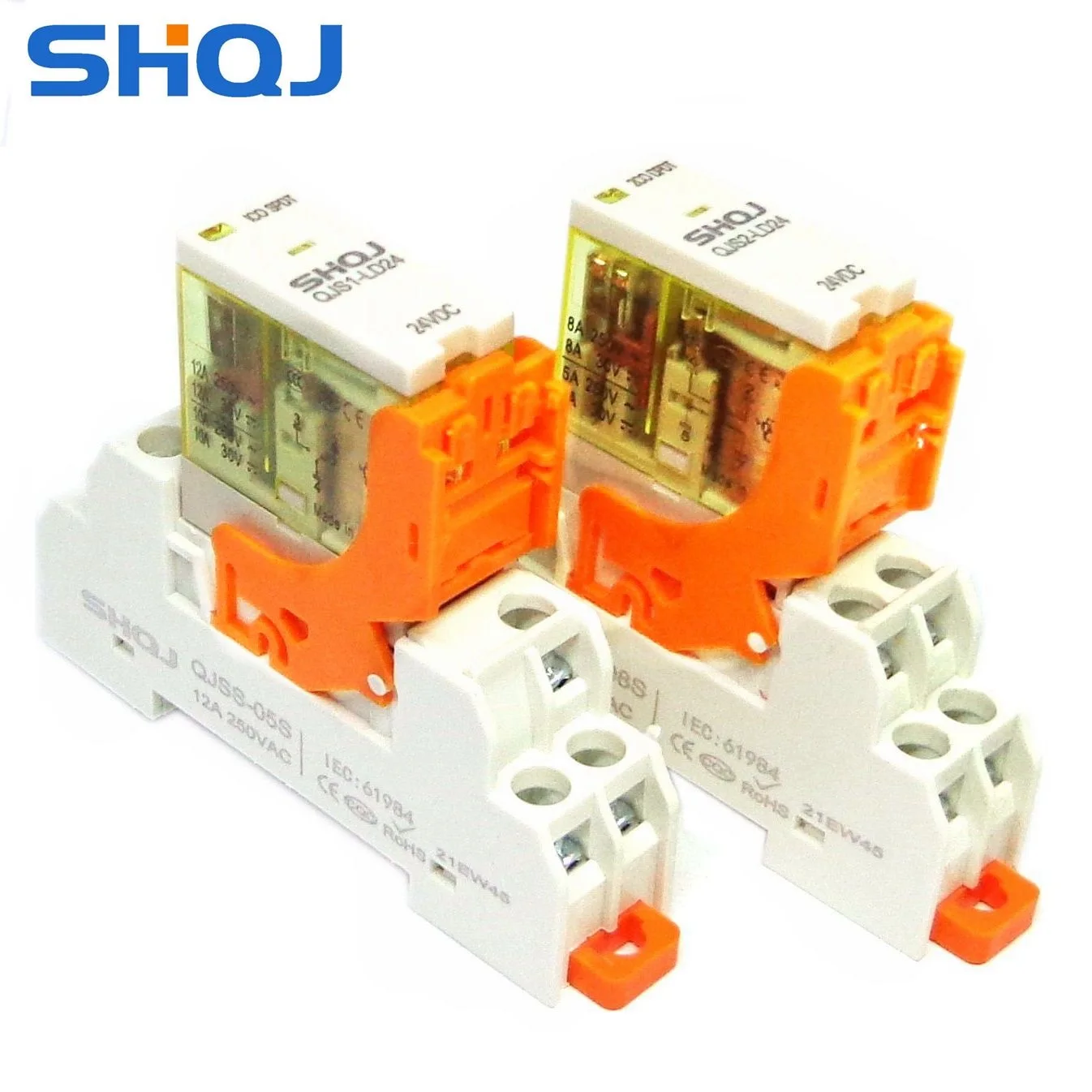 10 sztuk/pudło SHQJ przekaźnik mocy QJS1 QJS2 12VDC 24VDC 110VAC 230VAC ...