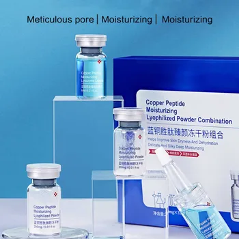 

6pcs/set Facial Serum Blue Copper Peptide Freeze-dried Powder Combination Moisturizing Essence S1