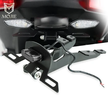 

Motorcycle License Plate Holder Bracket Fender Eliminator Registration For YAMAHA TMAX T-MAX 530 TMAX530 T-MAX530 2017-2018