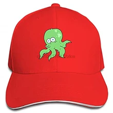 Регулируемая бейсболка с изображением осьминога из мультфильма, хлопковая бейсболка с козырьком