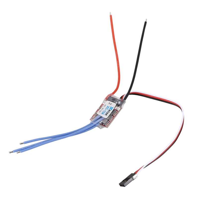 

XC-10A RC Car Mini-Q Mini-Z Car Brushless ESC 10A 1-2S 8G Electronic Speed Controller Dual-Way Forward Reverse Brake Modes