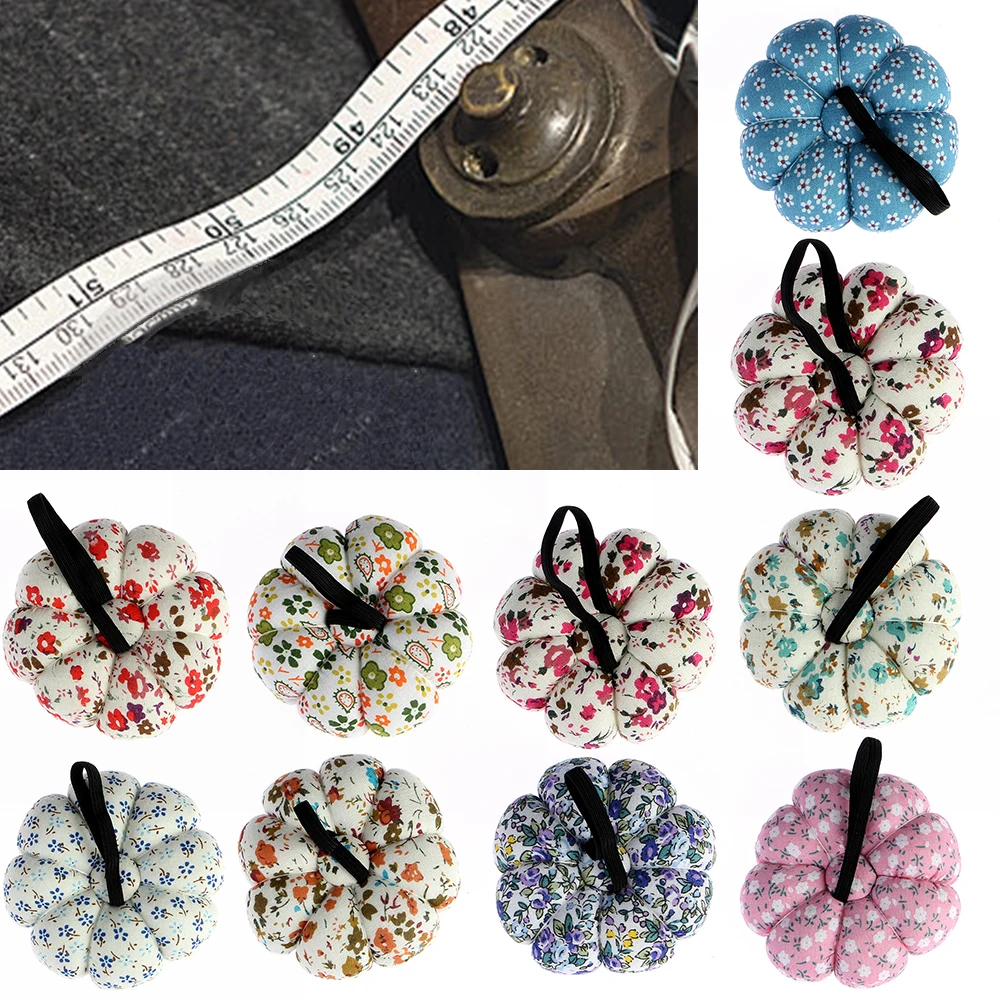 1 шт. шариковая тыква в форме DIY иголка для рукоделия Подушечка для булавок держатель швейный набор пиндиш ремешок Подушечка для булавок товары для домашнего шитья