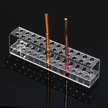 

New Acrylic Pen Pencil Stand Holder Makeup Cosmetic Brush Storage Organizer Rack Eyebrow Pencil Jewelry Display Shelf