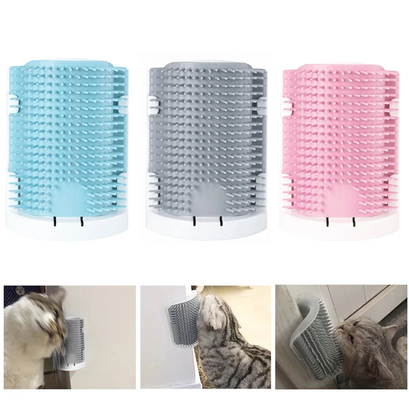 

Cat Hair Brush Pet Brushes Massage Tools Multi-function Corner Cage Massager Cats Self Tickle Brush Cat Grooming Brushes
