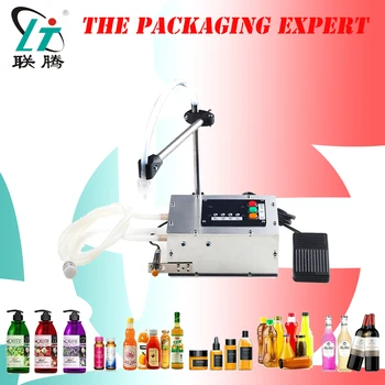 

Liquid Filling Machine Water Juice Drinking Food Grade Safe Beer Perfume Filler Stainless Steel Resistance Free Shipping