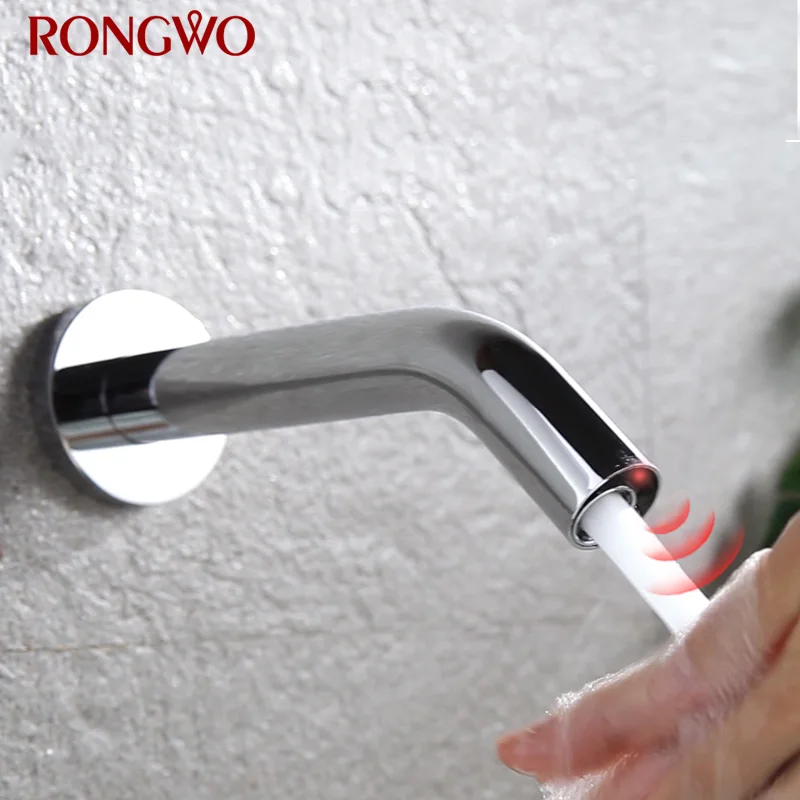 

Wall Faucet Tap Hot And Cold Automatic Electric Faucet 220V For Sink Bathroom With Mixer Faucets