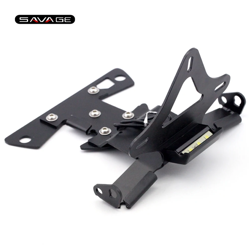 Comprar Eliminador de guardabarros de cola para BMW S1000R s1000cr HP4 2010 2018 soporte para placa de matrícula LED de motocicleta