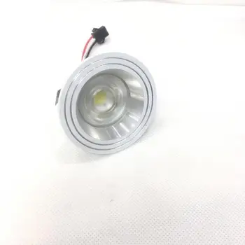 

Free shipping 10pcs /lot diameter 60mm LED Bulb 3w 5w COB LED lamp light led Spotlight White/Warm white led lighting