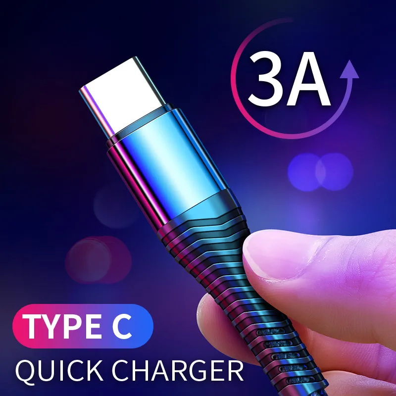 USB кабель для iPhone 12 11 Pro Max Xs Xr X SE 8 7 6 plus быстрой зарядки Type C QC 3 0 Шнур Micro Xiaomi