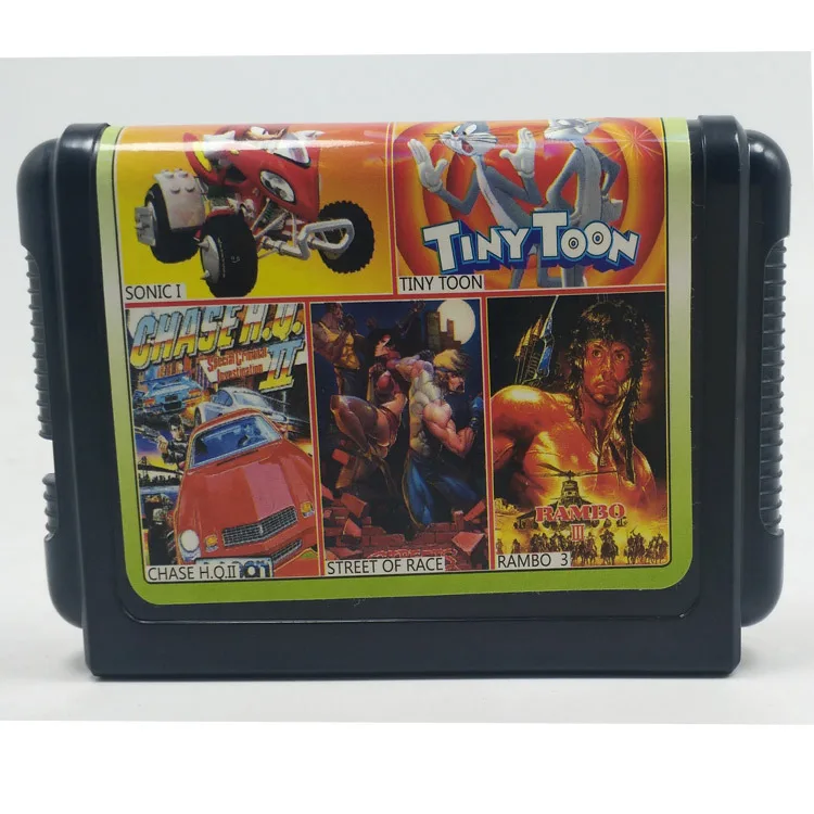 SUP 16bit ,sega MD2 built-in game 368 in 1, plug-in card dual handle video-game-console, factory direct sales