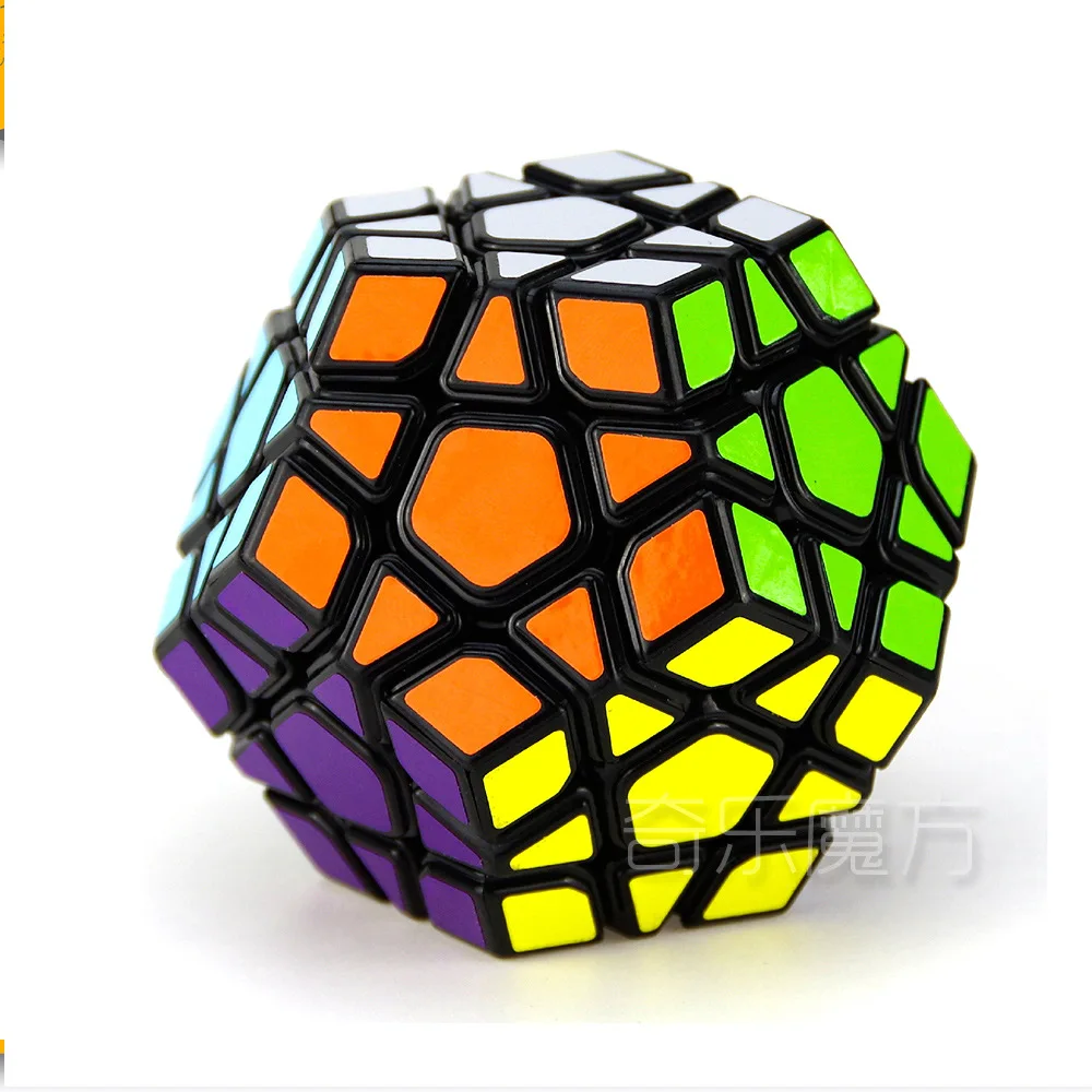 Black Yongjun Yuhu Megaminx Cubo Волшебная профессиональная скоростная головоломка кубики детские развивающие игрушки Головоломка игрушка - Цвет: Black