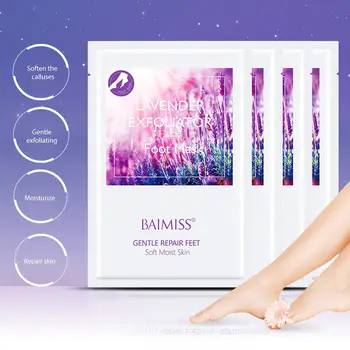 

LANBENA Lavender Moisturizing Foot Mask Foot Film Exfoliation White Remove Dead Skin Mask Foot Care Tool
