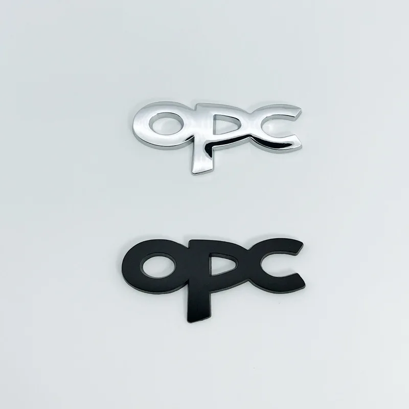 

1pcs 3D Metal OPC LINE Emblem Car Side Fender Tail Badge Front Grille Sticker for OPEL Car-styling Metal Buick LaCROSSE Regal