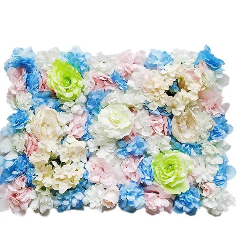 Flower Wall Simulation Background Wedding Event Decoration Supplies Shooting Flower Row Arch Photography Props