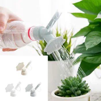 

Portable Watering Cans Sprinkler Nozzle Sprinkler Multifunction Plastic Waterers Bottle 2In1 Garden Supplies Watering Spray-head