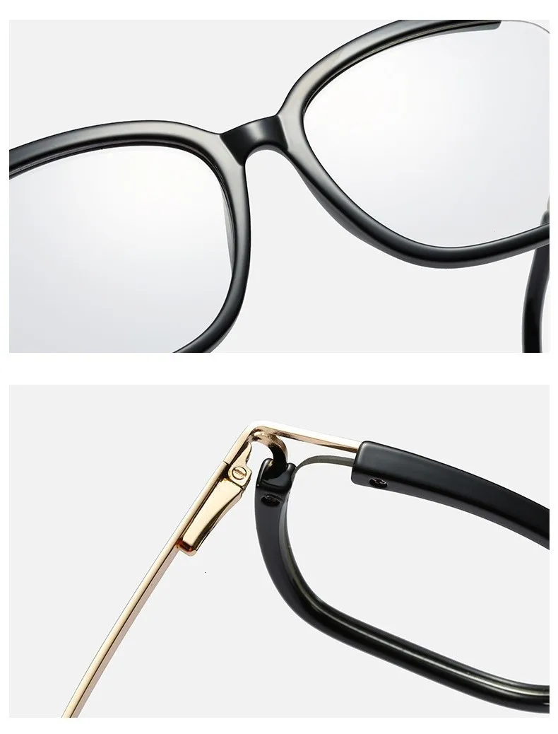 Hollow Out TR90 Frame Clear Lens Glasses Frame For Women Vintage Square Cat Eye Eyeglasses Female Myopia Shades Transparent Red