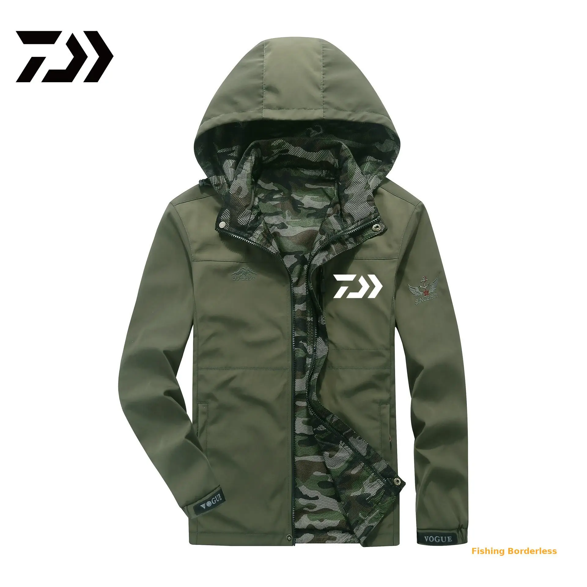

Top Quality Summer Autumn Men DAIWA Fishing Jackets Outdoor Sport Quick Dry Two Side Wear Fishing Clothing DAWA Fishing Shirts