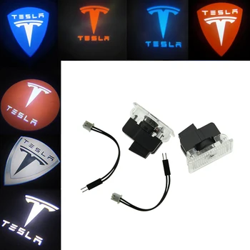 

For TESLA LED Car Door Logo Projector Light LED Welcome Logo Light for TESLA MODEL 3 / S / X / Y