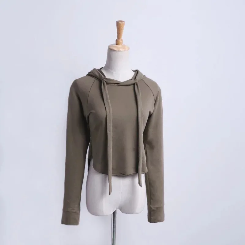 army green Kpop Blackpink JENNIE/осень, новинка, Harajuku, уличная толстовка, женские тонкие толстовки с капюшоном, корейские пуловеры, одежда для девочек - Цвет: army green