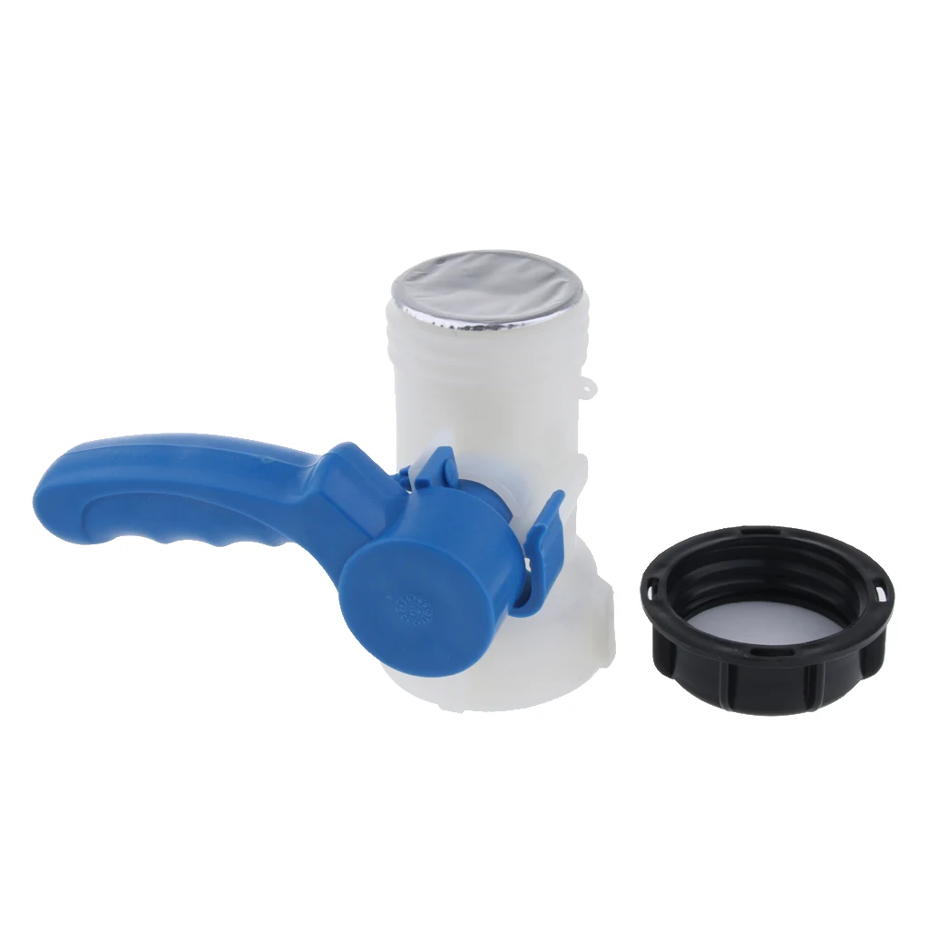 IBC Tote Tank Valve Hose Fittings Adapter with Switch for Yard Water Tap Hose Connector Accessories, DN50 75mm/2.95 inch