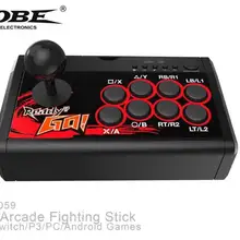 USB рокер игровой контроллер аркадный джойстик геймпад боевые палки для Swtich/PS3/PC/Android 4 в 1 аркадные боевые палки