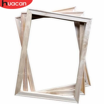

HUACAN Photo Frame Oil Painting By Number Accessories Inner Frame Wood Frame For Oil Painting DIY