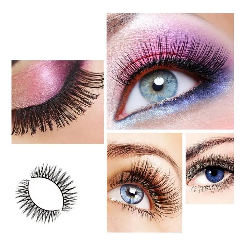

3 Pairs 3D Natural Hair False Eyelashes Mink/Thick Long Eye Lashes Wispy Makeup Beauty Extension Tools