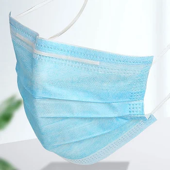 

10/20PCS Non Woven Disposable Face Mask 3 Layers Earloop Activated Carbon Anti-Dust Breathable Face Mouth Protective Masks
